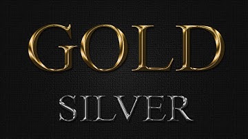 How to Create Gold & Silver Text effect in Photoshop