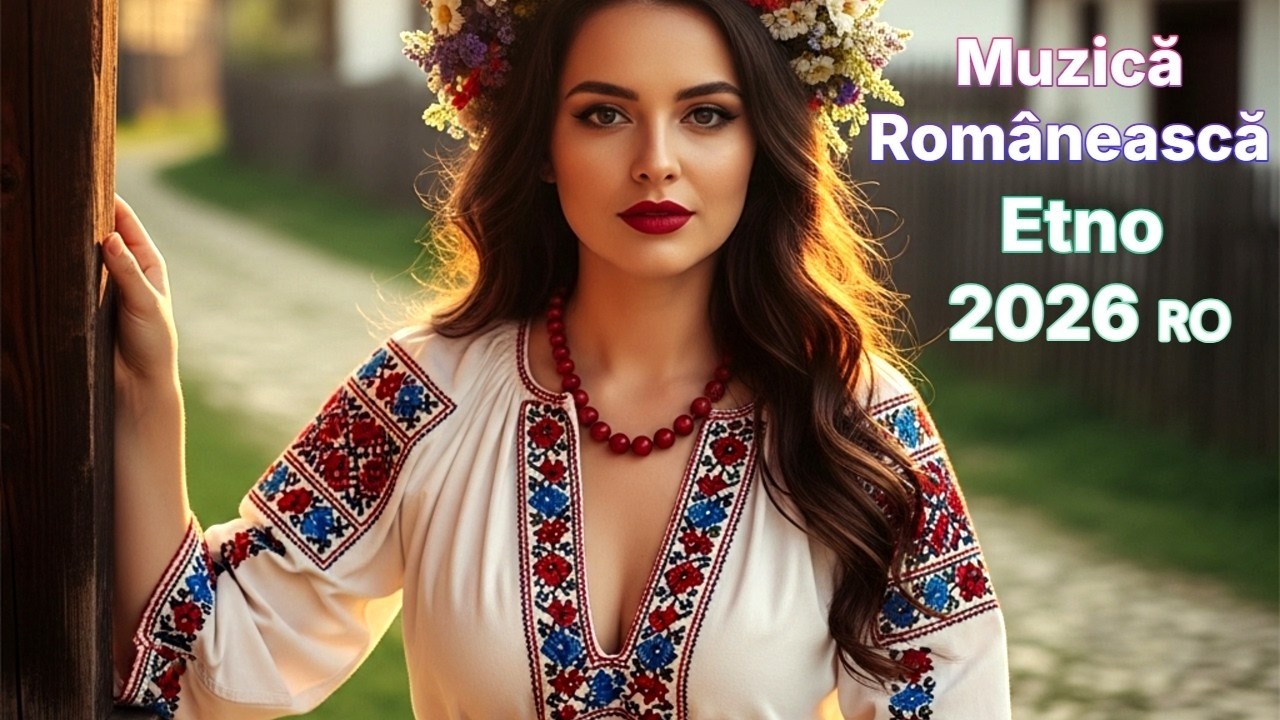 Muzică Românească Etno 2026 🇷🇴 | Dor de Casă Liniștit din Rural Romanian village countryside sunset