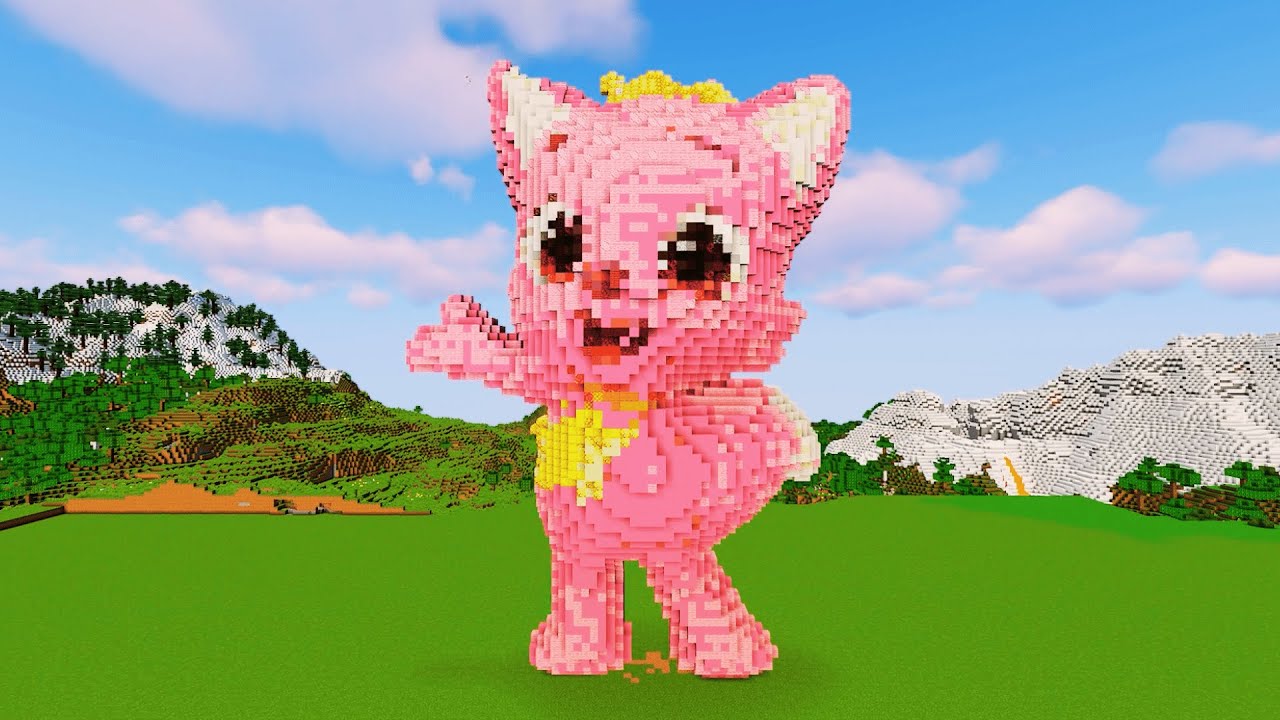 Pinkfong | 3D Pixel Art Build | Preview 2 Broken Dreams 10 Effects
