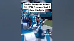 NFL Preseason Highlights Week 4 Bills vs Panthers thumbnail