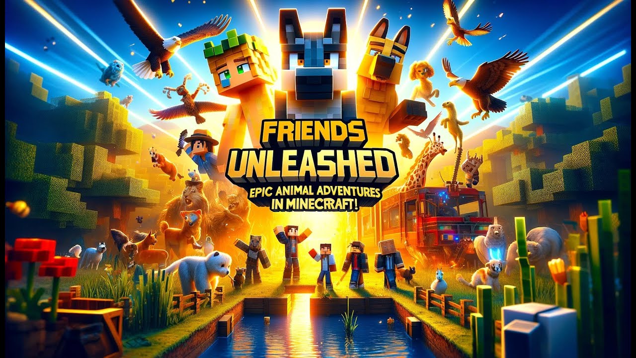 FRIENDS UNLEASHED! EPIC ANIMAL ADVENTURES in Minecraft! - YouTube