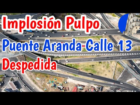 implosión Demolerá en segundos Puente Aranda para Transmilenio Calle 13