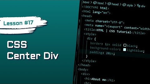 How To Center A Div With Flexbox! | HTML & CSS #17