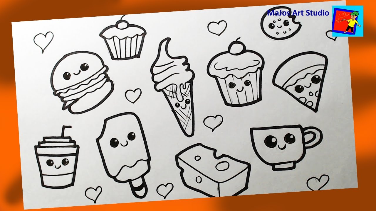 How To Draw Cute Junk Food