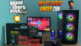 MY GAMING PC UNDER 29K🔥😱!! FREE FIRE GAMING PC UNDER 29K !! Izuku ff