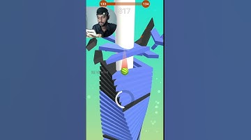 Stack Ball level 133 | Stack Ball Crash Platforms | mind relaxing #youtubeshorts