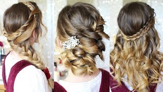 3 Holiday Hairstyle Ideas  | Holiday Hairstyles |  Braidsandstyles12