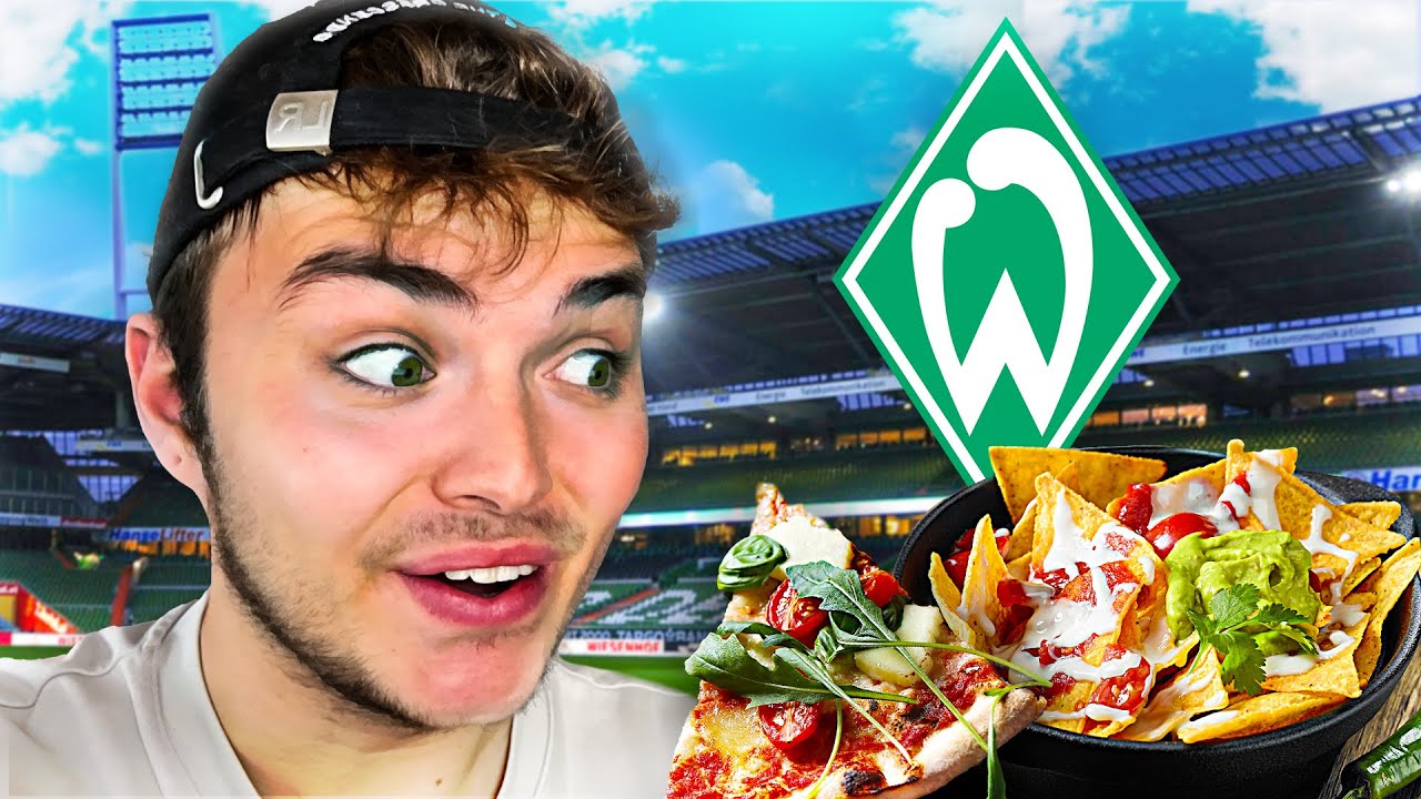Stadionessen in Bremen testen 🍕 😍