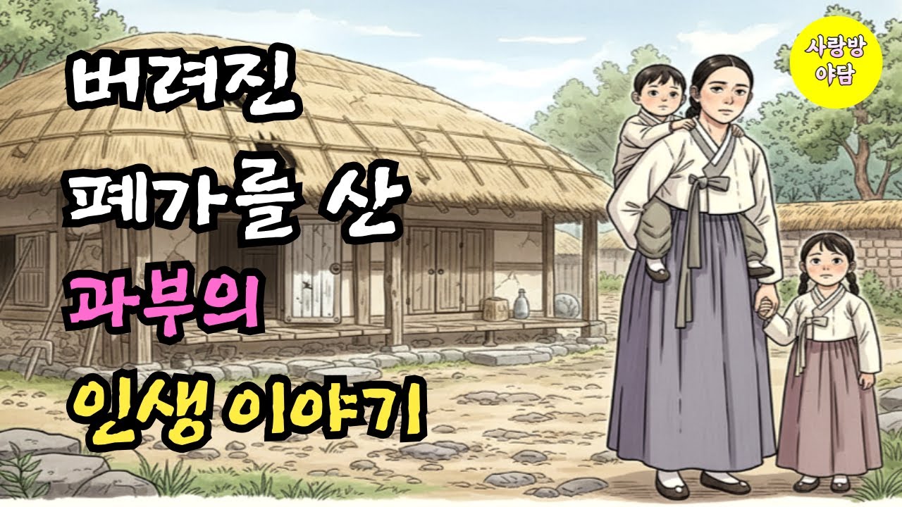 버려진 흉가를 산 과부의 인생 역전