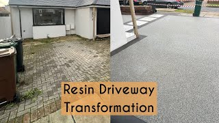 resin bound driveway transformation | resin driveway timelapse | kerry whelpdale