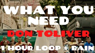Don Toliver - What You Need (1 HOUR LOOP)