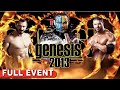 Genesis 2013  full ppv  jeff hardy vs austin aries vs bobby roode for the world heavyweight title