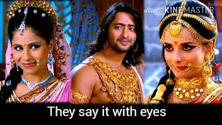 They Say it with eyes|Arjun- Draupadi- Subhadra|