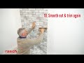 Rasch UK - How to hang "paste the wall" wallpaper