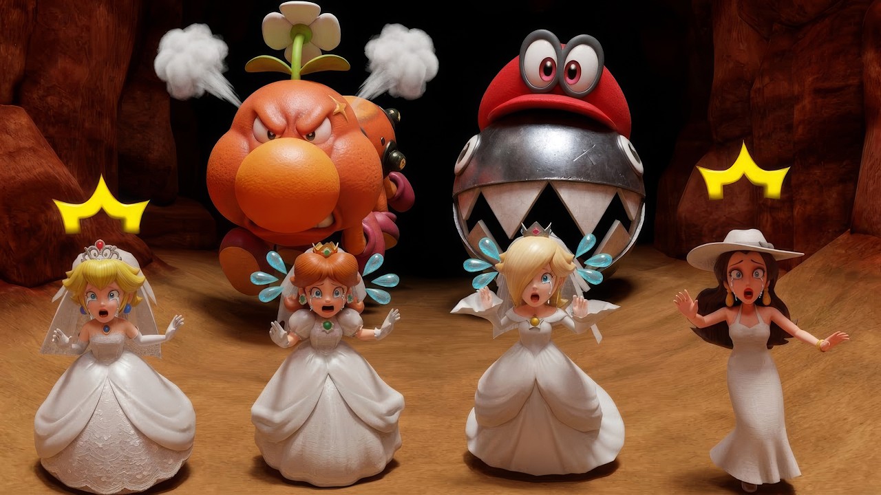 マリオパーティ ジャンボリー】夢のプリンセス対決！ピーチ vs