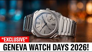 Geneva Watch Days 2026 — 6 Luxury Watches You NEED to See