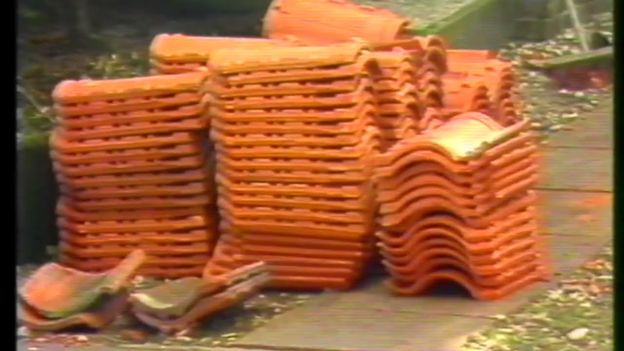 Stormschade in Landsmeer, januari 1990