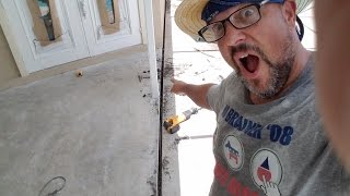 how to remove a pool deck drain