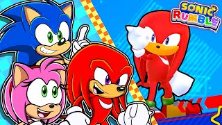 KNUCKLES JOINS THE SQUAD!! - Sonic Rumble