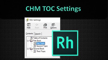 Microsoft HTML Help (CHM) TOC Settings
