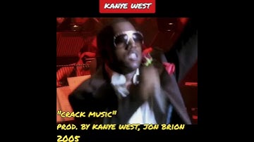 ᔑample Video: Crack Music by Kanye West