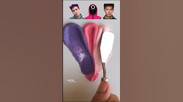 Guess the mixed color of Squid Game 2 characters #oddlysatisfying #ASMR