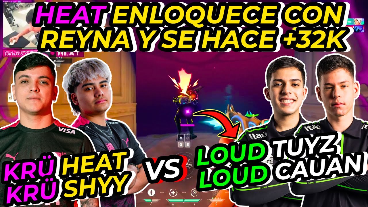 Shyy HEAT y SHYY vs LOUD TUYZ y LOUD CAUANZIN EN RANKED | HEAT SE HACE +32K ...