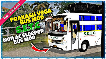 S.E.T.C non ac sleeper bus mod released || Prakash Vega bus mod review