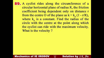 1.89 ie irodov solution  by Sujit Jha