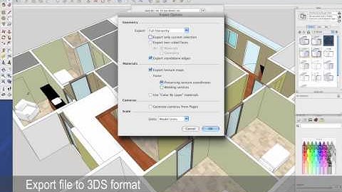 How to Import SketchUp Textures in Vectorworks