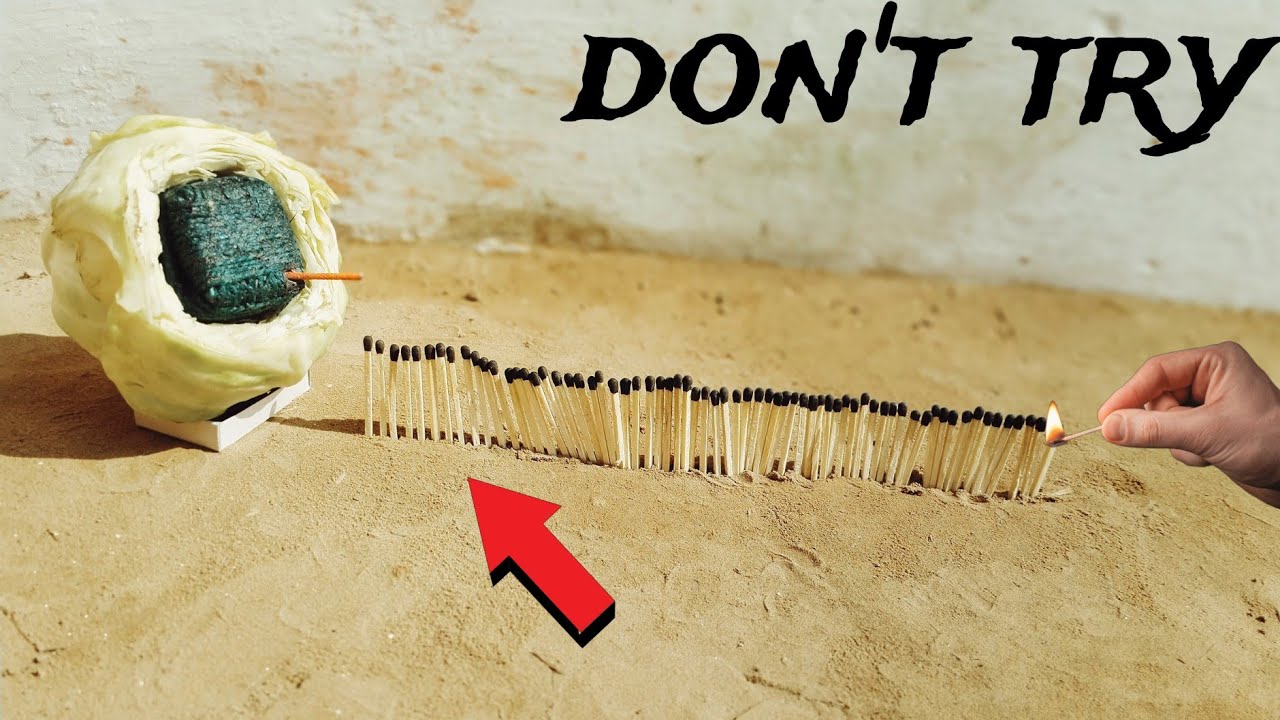 गोभी Bomb💣💯🙏 Matchstick Amazing Cracker experiment | Diwali cracker ...