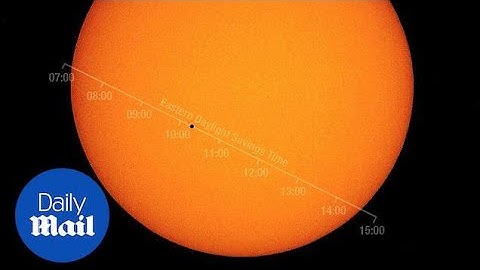 NASA animation shows 2016 Mercury transit path - Daily Mail