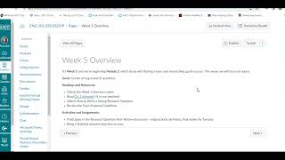 ENG 102 Week 5 Overview