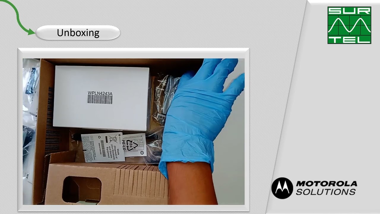 Motorola DEP550e - Unboxing