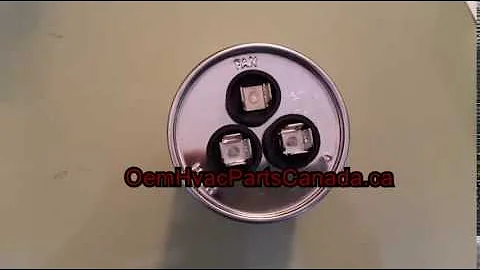 50+3 uf MFD 370/440v Round Dual Run Capacitor 43-25133-07