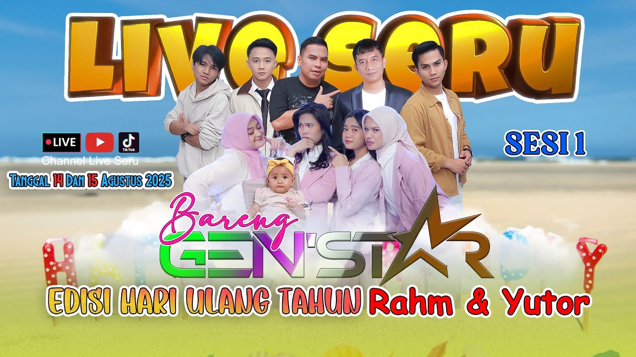 🔴 LIVE SERU SPESIAL ULANG TAHUN RAHM