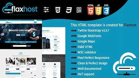 Flax Host - Hosting HTML Template | Themeforest Website Templates and Themes