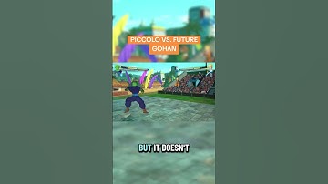 What if Piccolo Fought Future Gohan?