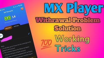 Mx Player Withdrawal Problem Solution !! Mx Player Cash Out Problem Ko Kaise Thik Kare?
