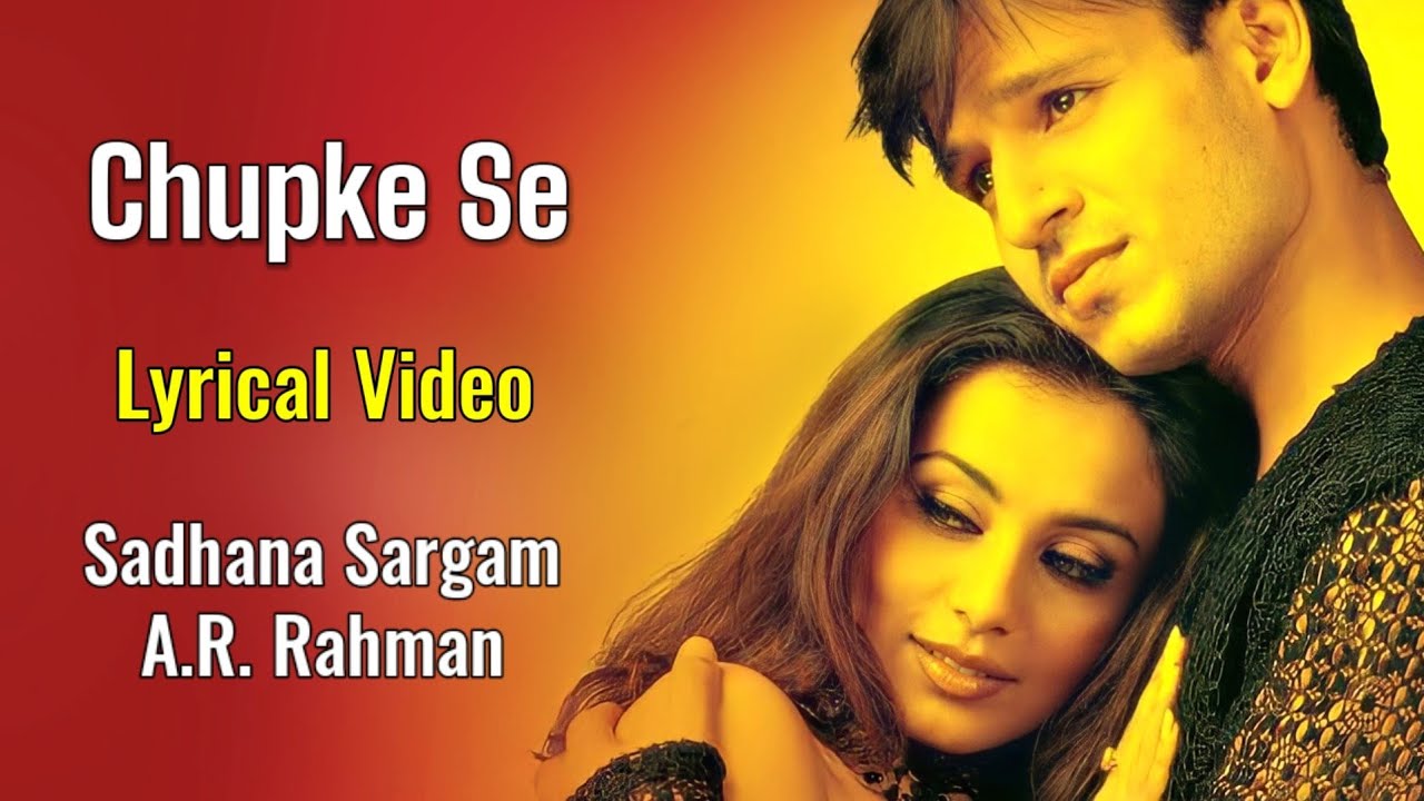 Chupke Se Lag Ja Gale Full Song LYRICS   Sadhana Sargam  Saathiya  AR Rahman Gulzar  Rani M