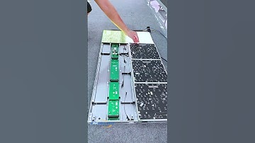 Indoor LED display installation and disassembly, do you like it#ledvideowall #eagerled #fyp