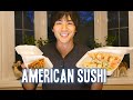 Jun tries American sushi!
