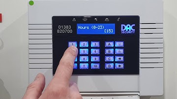 How to change the time and date on the Pyronix Enforcer control panel