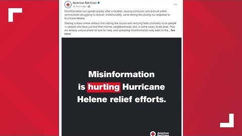 Debunking Helene misinformation and scams | 2 Wants to Know