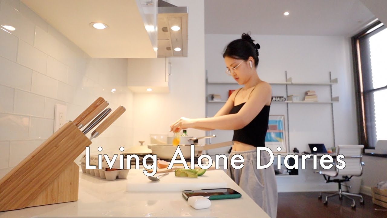 Living Alone Diaries | Casual week of getting my life and apartment together, cooking and cleaning!, on YouTube