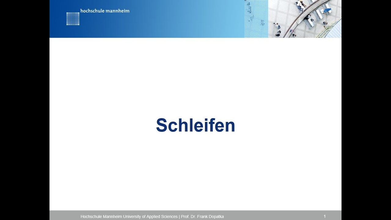 New Wiederholung: Schleifen (for, each, do-while, Arrays) in Java