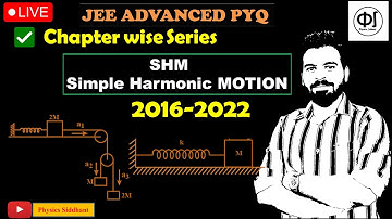 👉JEE Advanced PYQ - 🔥SHM - 2016 to 2022  |  Simple Harmonic Motion 💥