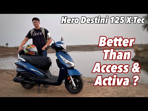 2022 Hero Destini 125 X-TEC Review - Perfect Combination of Style and Technology !!!
