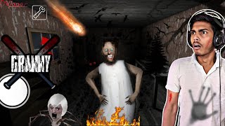 Playing As GRANNY in GRANNY 1 Game Mod Menu | granny Grandpa game hindi horror game video screenshot 3