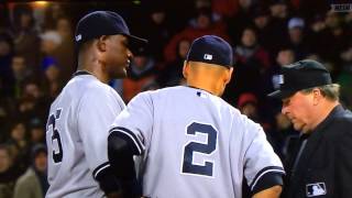 Michael Pineda gets ejected for having pine tar on his neck